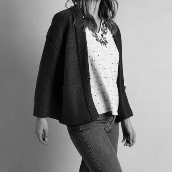 REPEAT - SILVER Edition- 100%CASHMERE open cardigan - Picture 1 of 7